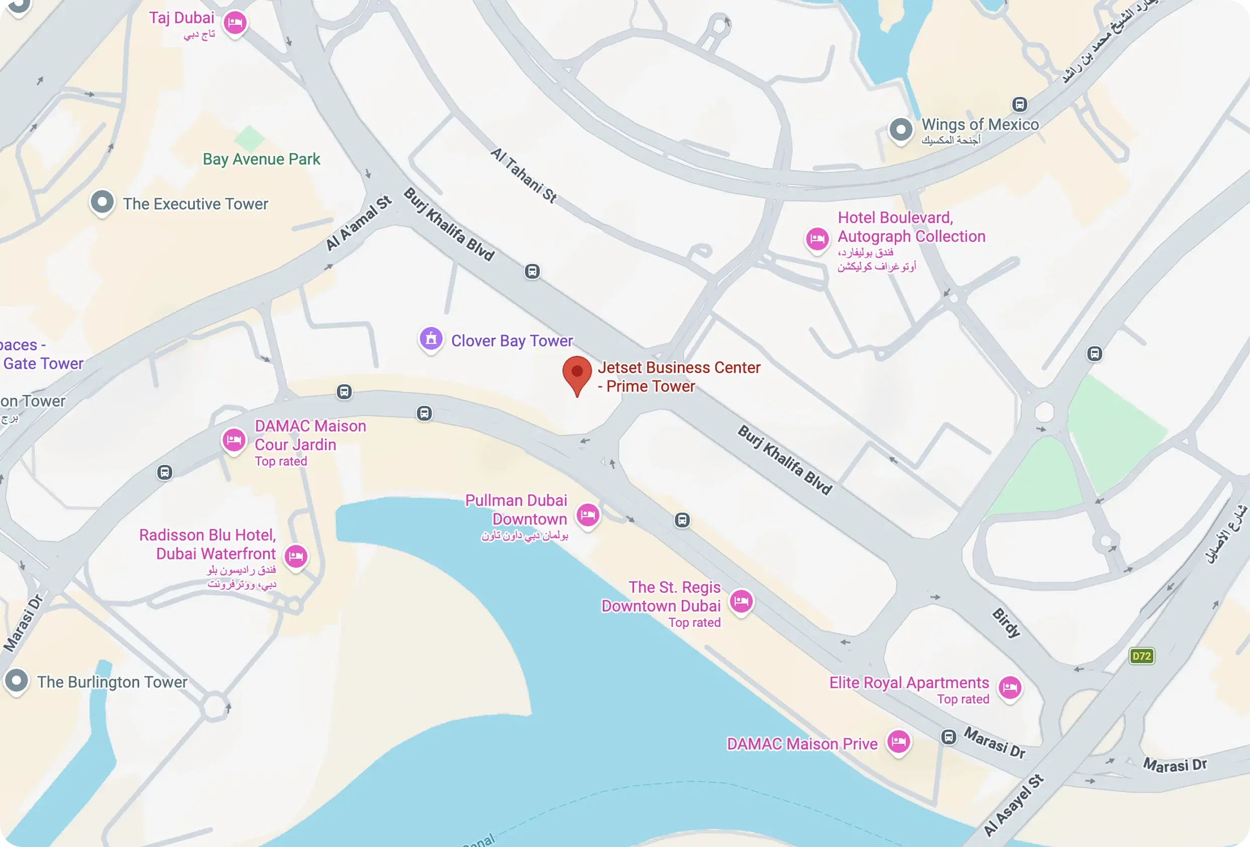 11Prop office location — Business Bay, Dubai